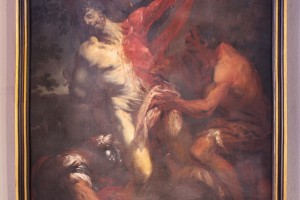 Obraz Michała Wilmanna „Męczeństwo św. Bartłomieja” z II poł. XVII w.